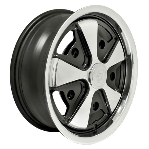 Empi 911 Alloy Wide 15x4.5 20 ET 73 CB Black/Polished (10-1108-0)