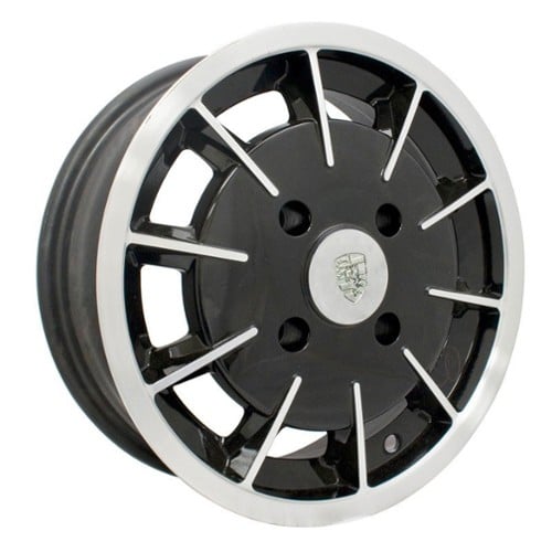 Empi Gasser 15x5.5 20 ET 73 CB Gloss Black/Polished Lip/Spokes (10-1082-0)