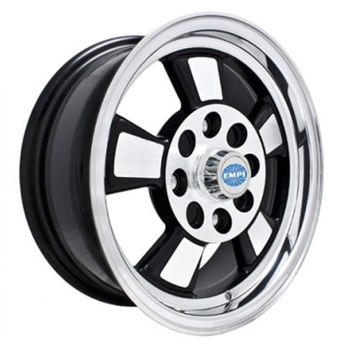 Empi Riviera 15x5.5 17 ET 73 CB Gloss Black/Polished Lip/Spokes (00-9732-0)