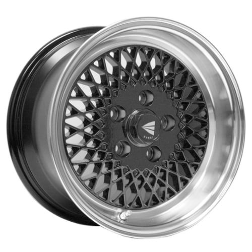 Enkei Enkei92 15x7 4x100 38 ET 72.56 CB Black with Machined Lip (465-570-4938BK)