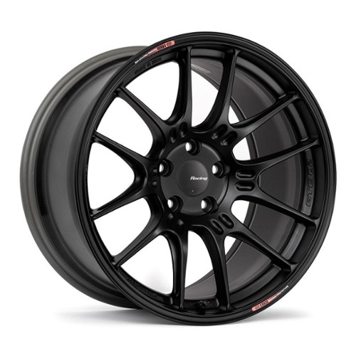 Enkei GTC02 18x8 5x112 45 ET 66.5 CB Matte Black (534-880-4445BK)