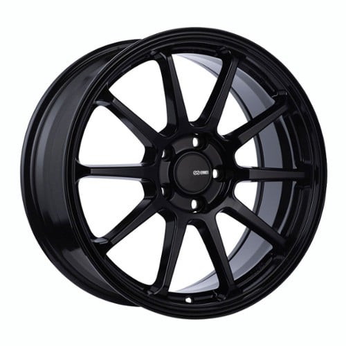 Enkei PX-10 16x7 5x114.3 38 ET 72.56 CB Gloss Black (536-670-6538BK)