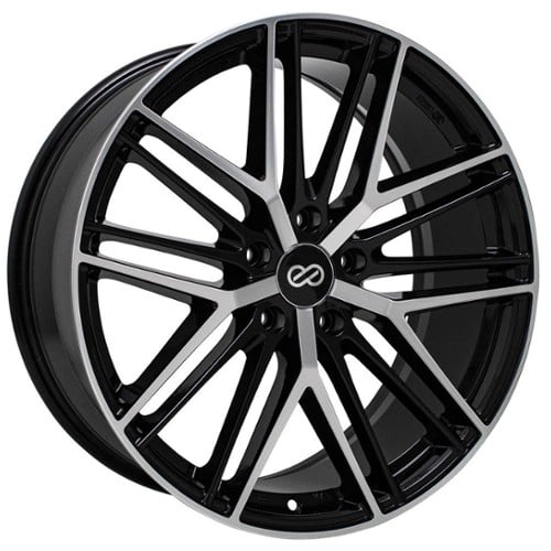 Enkei Phantom 18x8 5x108 40 ET 72.56 CB Black Machined (518-880-3140BKM)