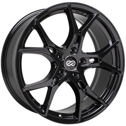 Enkei Vulcan 17x7.5 5x114.3 38 ET 72.56 CB Gloss Black (517-775-6538BK)