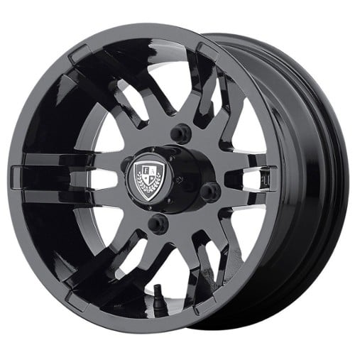 Fairway Alloy FA140 Flex 14x6.5 4x101.6 -20 ET 70.7 CB Gloss Black (FA-140-B)