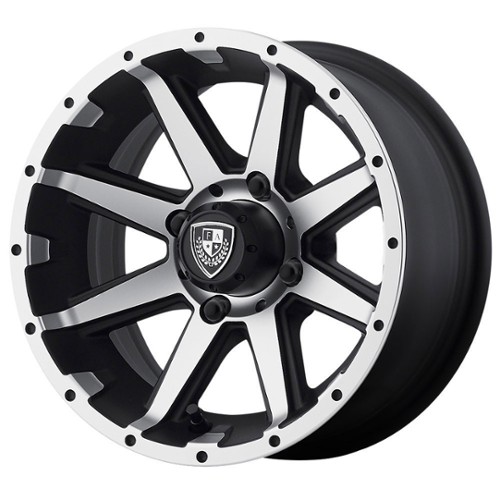 Fairway Alloy FA136 Rebel 14x6.5 4x101.6 -23 ET 70.7 CB Machined Matte Black (FA-136-M)