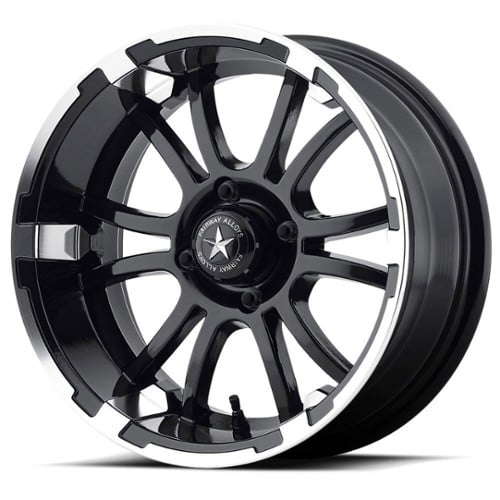 Fairway Alloy FA134 Sixer 14x6.5 4x101.6 -20 ET 70.7 CB Machined Matte Black (FA-134-M)