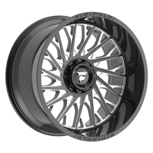 Fittipaldi FA08BM 22x12 8x180 -44 ET 124.3 CB Black Milled (FA08-22128180N44BM)