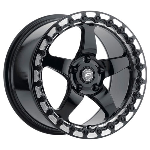 Forgestar D5 Beadlock 17x10 5x115 0 ET 78.1 CB Gloss Black Machined (F00170071P00)