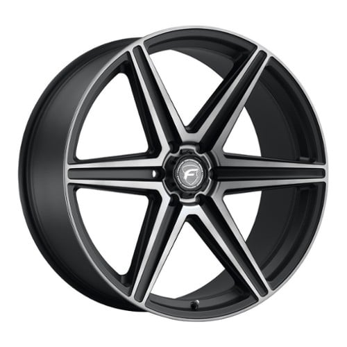 Forgestar X6 24x10 6x139.7 25 ET 106.1 CB Satin Black Machined (F01240084P25)