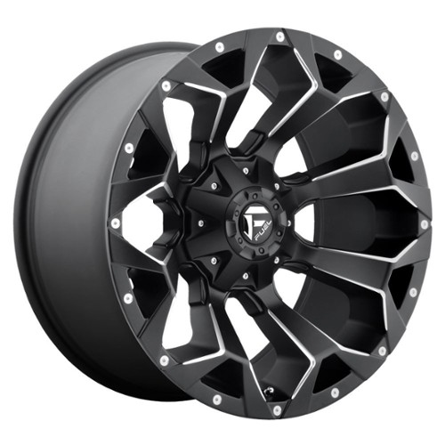 Fuel Assault D546 15x8 5x139.7 -16 ET 108 CB Matte Black Milled (D54615808537)