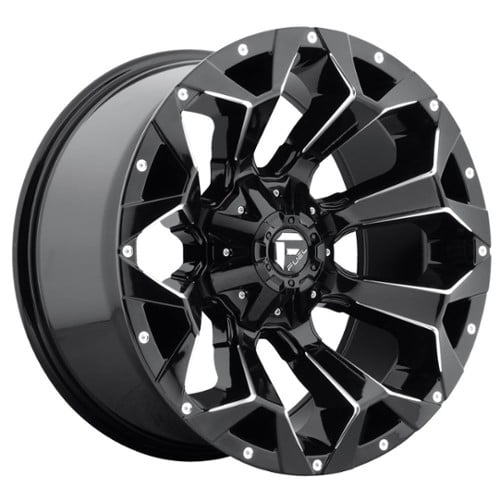 Fuel Assault D576 18x9 5x114.3/5x127 -12 ET 78.1 CB Gloss Black & Milled (D57618902645)