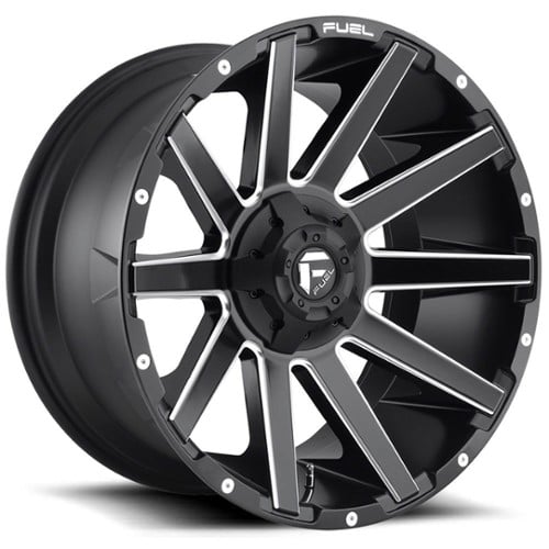 Fuel Contra D616 18x9 6x135/6x139.7 -12 ET 106.1 CB Matte Black & Milled (D61618909845)