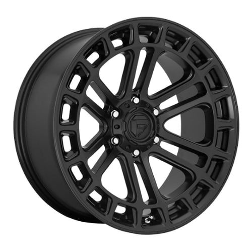 Fuel D718 Heater 17x9 6x139.7 -12 ET 106.1 CB Matte Black (D71817908445)