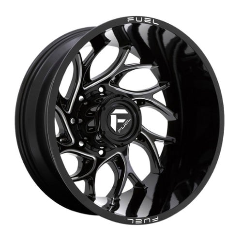 Fuel D741 Runner Dually Rear 20x8.25 8x200 -202 ET 142.2 CB Black Milled (DE6620829235)