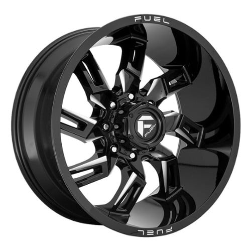 Fuel D747 Lockdown 20x9 5x127 1 ET 71.5 CB Gloss Black Milled (D74720907550)