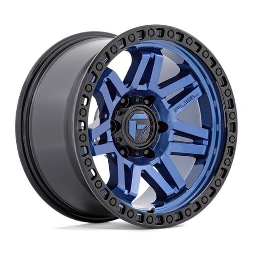 Fuel D813 Syndicate 17x9 5x127 -12 ET 71.5 CB Dark Blue w/Black Ring (D81317907545)