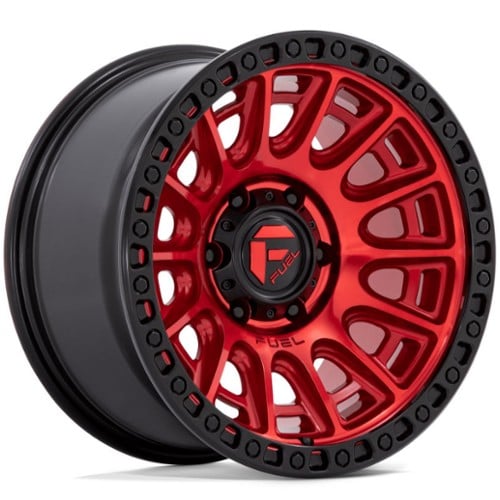 Fuel Cycle D834 17x8.5 5x120 34 ET 65.1 CB Candy Red w/Black Ring (D8341785G460)