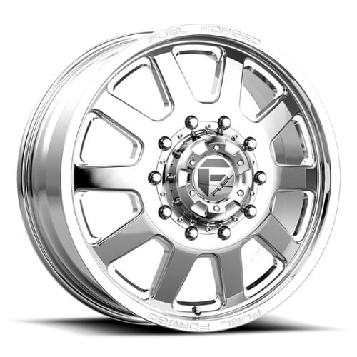 Fuel DE09 FF09D Dually 10 Front 22x8.5 10x225 105 ET 170.1 CB Polished (DF092282A9)