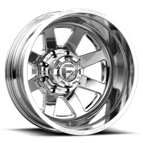 Fuel DE09 FF09D Dually 8 Rear 22x8.5 8x200 -202 ET 142 CB Polished (DF0922829235)