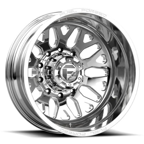 Fuel DE19 FF19D Dually Rear 24x8.25 10x225 -200 ET 170.1 CB Polished (DF192482A935)