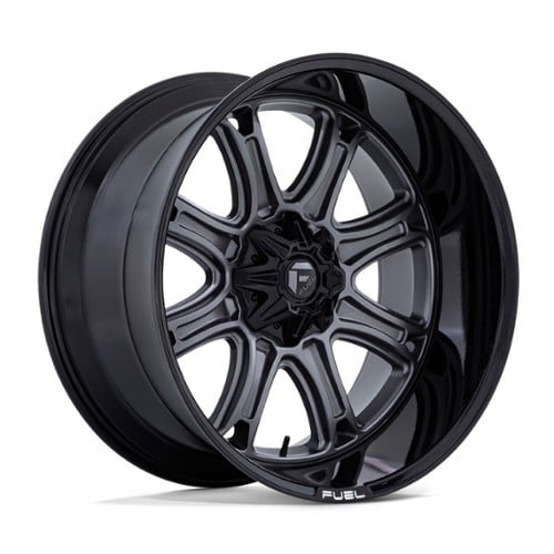 Fuel Darkstar FC853AB 22x10 6x135/6x139.7 10 ET 106.1 CB Matte Gunmetal w/Black Lip (FC853AB22106710)