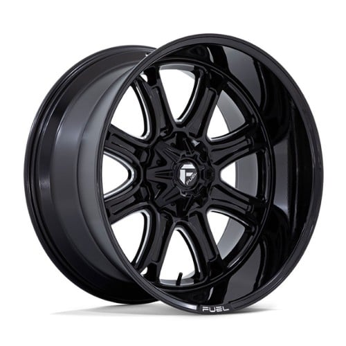 Fuel FC853BE Darkstar 20x9 6x114.3/6x139.7 1 ET 78.1 CB Gloss Black Milled (FC853BE20907001)