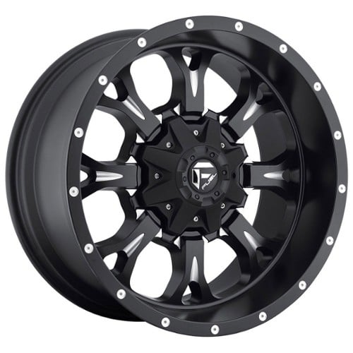 Fuel Krank D517 17x9 5x114.3/5x127 -12 ET 78.1 CB Matte Black & Milled (D51717902645)