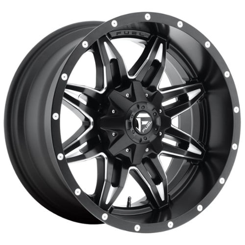 Fuel Lethal D567 15x8 6x139.7 -18 ET 108 CB Black & Milled (D56715808337)