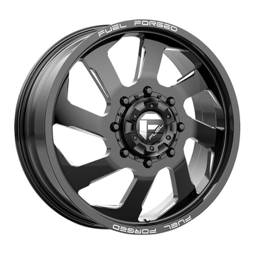 Fuel Mono DD39 Dually Front 20x8.25 8x200 105 ET 142.2 CB Black Milled (DE39208292L)