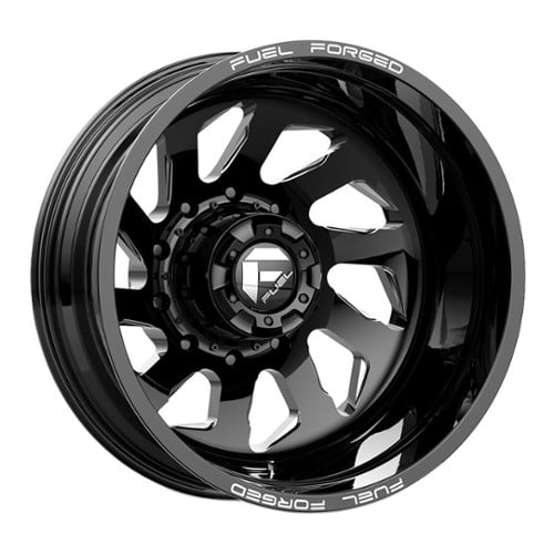 Fuel Mono DD39 Dually Rear 20x8.25 10x225 -202 ET 170.1 CB Black Milled (DE392082A935L)