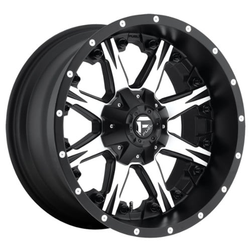 Fuel Nutz D541 20x10 5x114.3/5x127 -24 ET 78.1 CB Black & Machined (D54120002645)