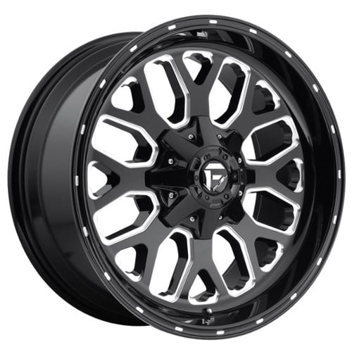 Fuel Titan D588 20x9 6x120/6x139.7 20 ET 78.1 CB Black & Milled (D58820906957)