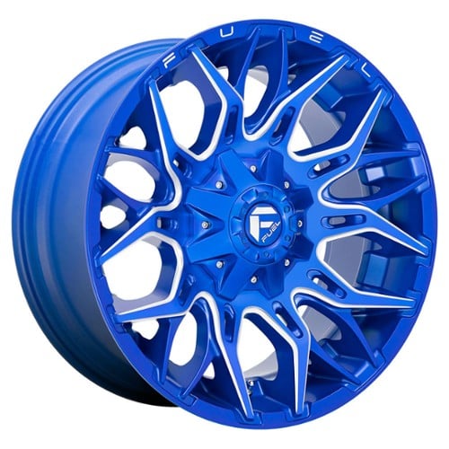 Fuel Twitch D770 20x9 6x135/6x139.7 1 ET 106.1 CB Anodized Blue Milled (D77020909850)