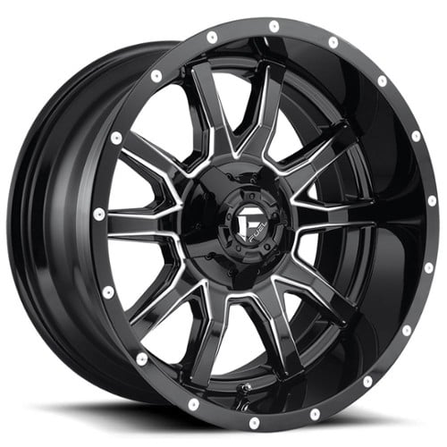 Fuel Vandal D627 17x9 5x114.3/5x127 1 ET 78.1 CB Gloss Black & Milled (D62717902650)