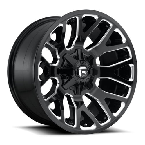 Fuel Warrior D623 20x9 5x114.3/5x127 1 ET 78.1 CB Gloss Black & Milled (D62320902650)