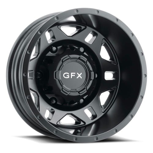 GFX MV2 Dually Rear 16x6 6x180 -130 ET 138.8 CB Matte Black (MV26606180N130MB)