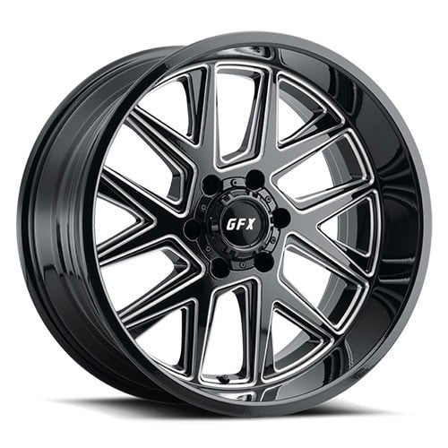 GFX TM6 18x9 6x139.7 12 ET 106.2 CB Gloss Black Milled (TM6890613912GBM)