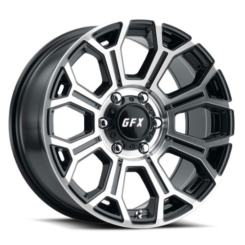 GFX TR19 17x8.5 5x127 -6 ET 73.1 CB Gloss Black Machined Face (T197855127N6GBMF)