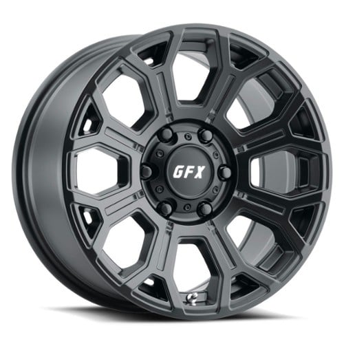 GFX TR19 16x8.5 6x139.7 0 ET 106.2 CB Matte Black (T19685613900MB)