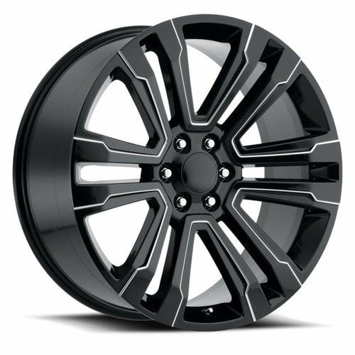 O.E. Revolution G-10 22x9 6x139.7 24 ET 78.1 CB Gloss Black Milled (G102290655+24BMW)