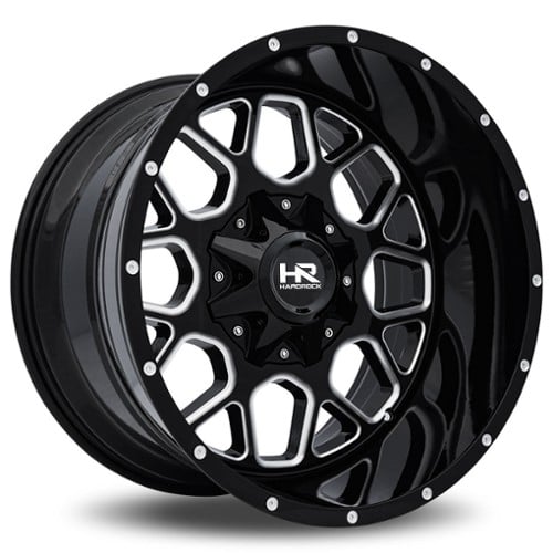 Hardrock Offroad Gunner 20x9 6x135/6x139.7 0 ET 108 CB Gloss Black Milled (H705-209037000GBM)