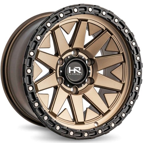 Hardrock Offroad H106 17x9 5x127 -12 ET 78.1 CB Matte Bronze-Black Beadlock (H106-179073112BR)