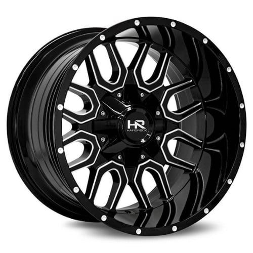 Hardrock Offroad H709 Commander 20x9 5x127/5x139.7 0 ET 87 CB Black Milled (H709-209052000GBM)