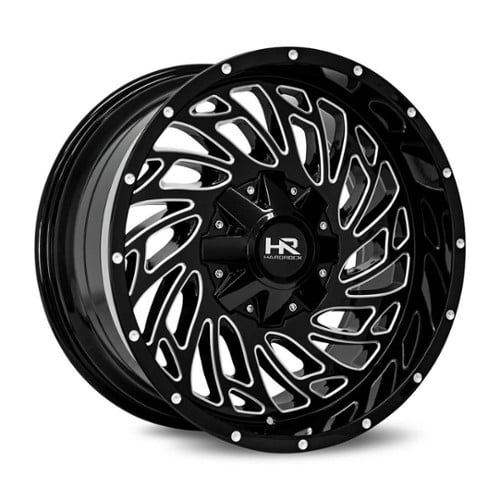 Hardrock Offroad H710 Attack 20x10 5x127/5x139.7 -19 ET 87 CB Gloss Black Milled (H710-201052119GBM)