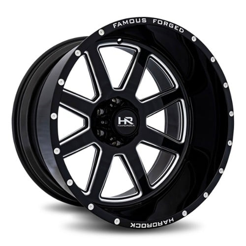 Hardrock Offroad H803 22x12 5x127 -51 ET 78.1 CB Gloss Black Milled (H803-221273151BM)