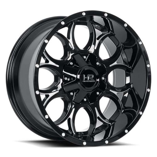 Hardrock Offroad H713 20x10 6x135/6x139.7 -19 ET 108 CB Gloss Black Milled (H713-201037119GBM)