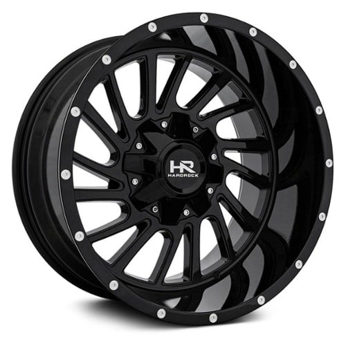 Hardrock Offroad H708 OverDrive 20x10 8x165.1 -19 ET 125.2 CB Gloss Black (H708-201081119GB)