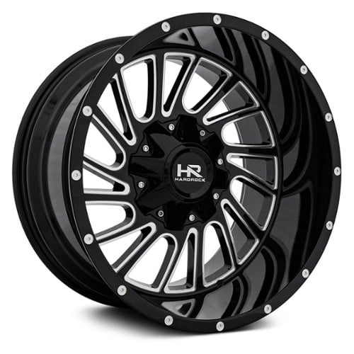 Hardrock Offroad H708 OverDrive 20x9 5x127/5x139.7 0 ET 78.1 CB Gloss Black Milled (H708-209052000GBM)