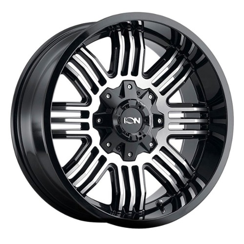 Ion Alloy 144 17x9 5x127/5x139.7 -12 ET 87.1 CB Black/Machined (144-7952B)